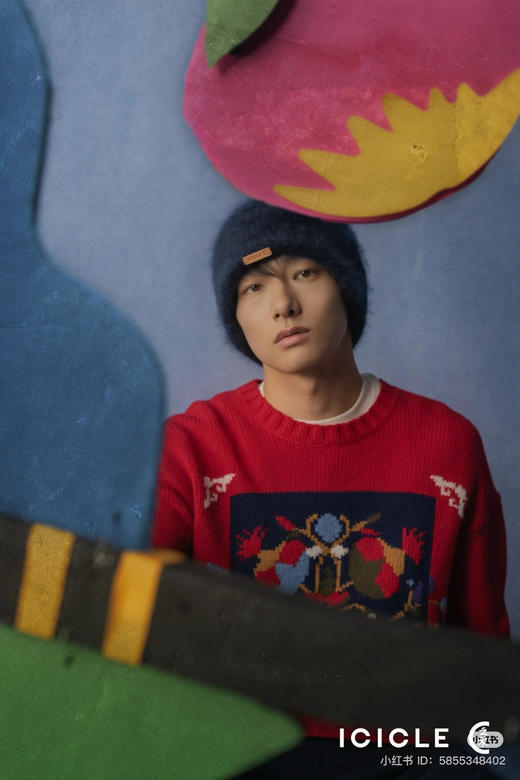 独家圆正小禾 福寿三多 艺术刺绣 重磅合股羊毛 套头针织 商品图8