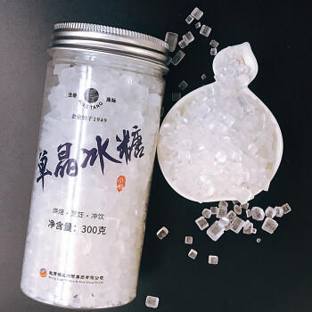 京糖 单晶冰糖300g 罐装小粒 中华老字号 咖啡菊花茶伴侣 /粮油调味 /调味品 /糖 商品图6
