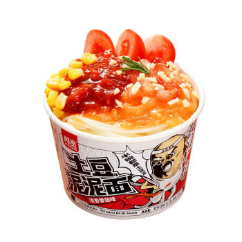 阿宽方便面土豆泥泥拌面速食泡面（孜然115g+番茄味112g）零食非油炸 /粮油调味 /方便食品 /方便面 商品图3