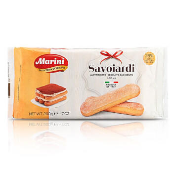 安诺尼意大利进口手指饼干200g囤年货提拉米苏原料围边装饰烘焙拇指饼干 /粮油调味 /烘焙原料 /基础原料 商品图7