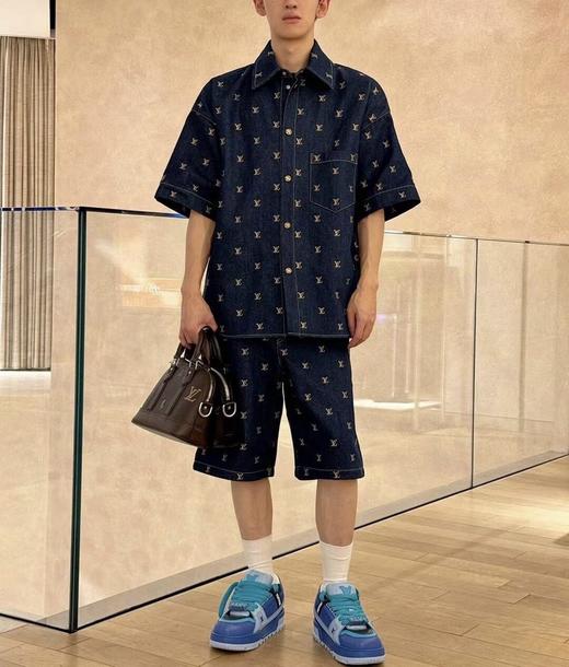 驴家 金丝绣花牛仔短裤（JN） 商品图0