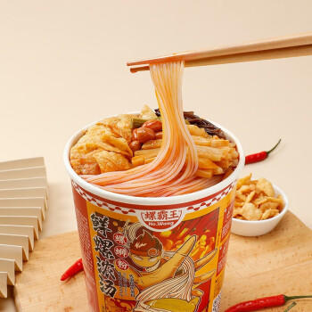 螺霸王原味冲泡螺蛳粉200g桶6分钟速食广西特产免煮速食酸辣粉面米线 /粮油调味 /方便食品 /螺蛳粉 商品图0