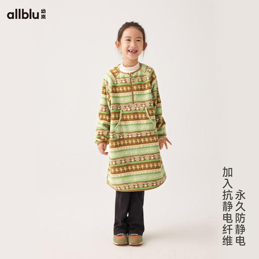 【Zui划算】【秋Vol.5】幼岚童装空气绒连衣裙轻盈保暖不易起静电24年秋季新款女童裙子ZY 商品图1