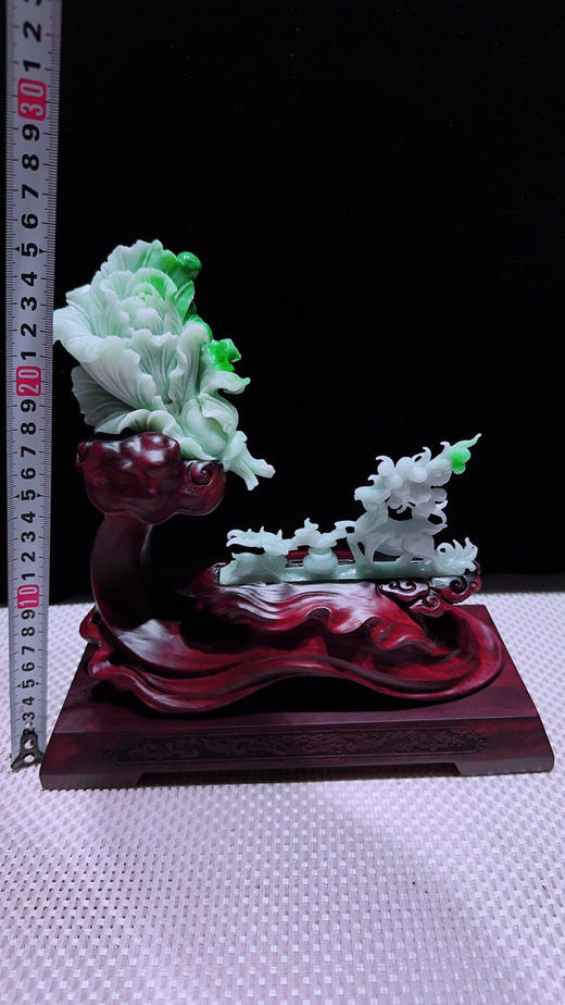 620710翡翠摆件【璐璐发财 一路发财】 商品图2