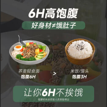 林小生荞麦方便面60g*60袋0脂肪非油炸免煮泡面拌面粗粮代餐 /粮油调味 /方便食品 /方便面 商品图3