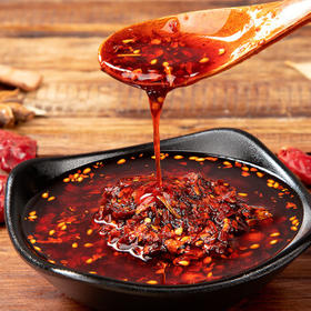 磁器口 油辣子油泼辣子辣椒酱拌饭拌面下拌凉菜肉夹馍调料300g /粮油调味 /调味品 /复合调味料