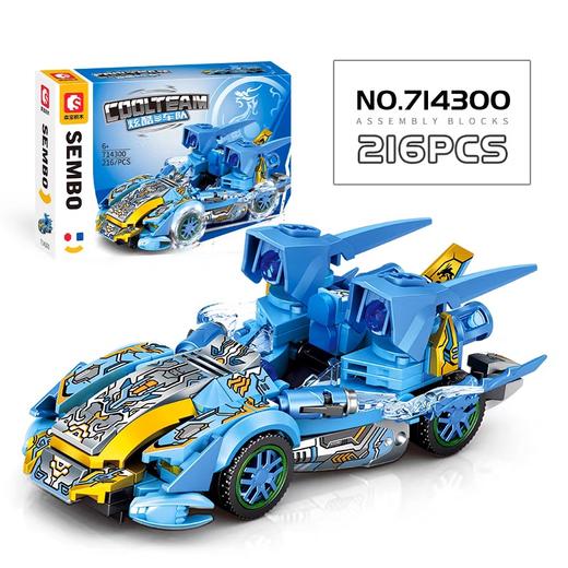 森宝积木-炫酷战车 714300【炫蓝战车】 商品图0