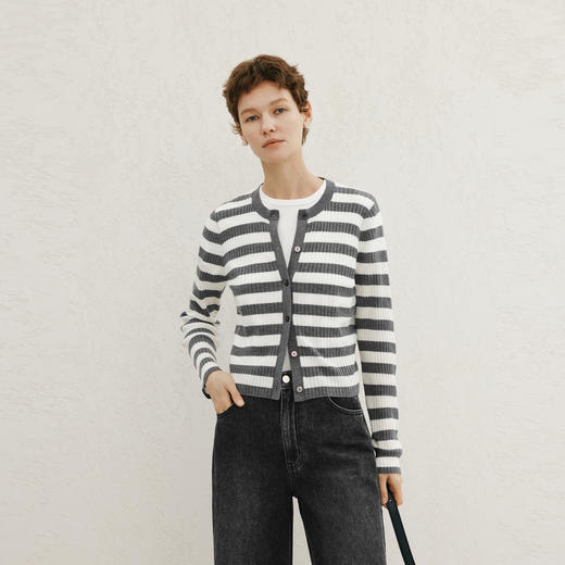 【商场同款】麦檬春秋毛衫开衫5F1931251 商品图2