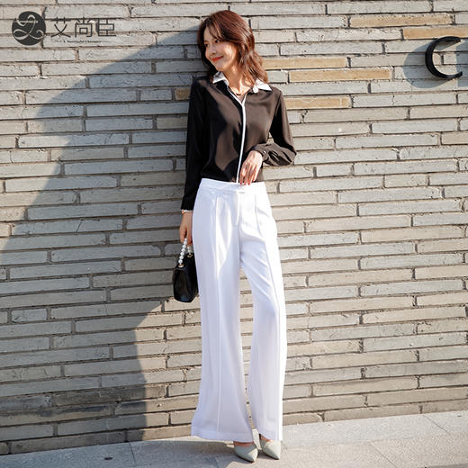 新款气质名媛衬衫百搭显瘦 商品图3