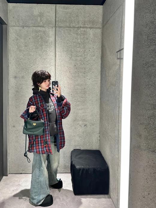 B家 红格纹提花衬衫（JN） 商品图0