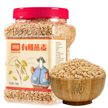 北纯有机燕麦2.8斤/罐（富含膳食纤维 富铁 镁 麦仁 杂粮米 燕麦米） /粮油调味 /杂粮 /谷米类 商品图3