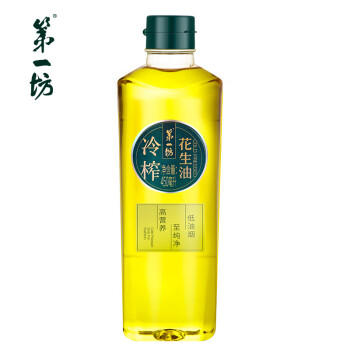 第一坊 冷榨花生油 450mL 食用油  冷榨工艺  低油烟  花生油小瓶 /粮油调味 /食用油 /花生油 商品图8