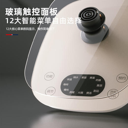 【小家电】迈卡罗MACAIIROOS养生壶家用电水壶办公室烧水壶煎药壶煮茶器煮茶壶电煮锅套装 MC-YS128 HF 商品图2