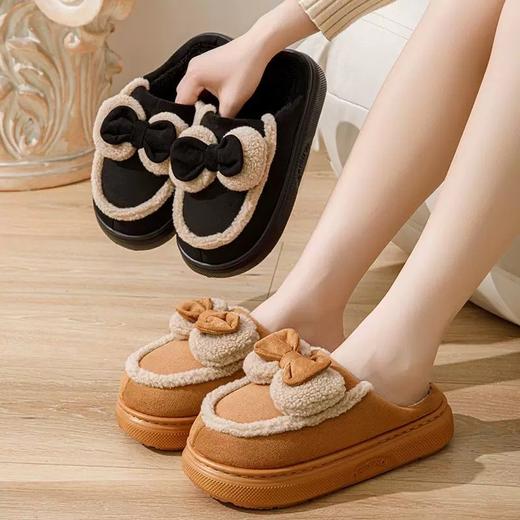 男士棉拖鞋居家用加绒加厚拖鞋冬天保暖冬季棉拖可外穿【WG24112M】 商品图3