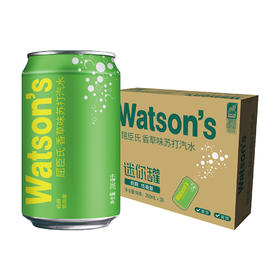 屈臣氏苏打汽水香草苏打200ML*30 社群特惠