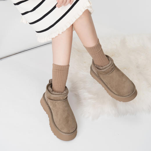 REREJOY 百搭时髦厚底雪地靴 商品图4