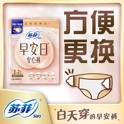 2P苏菲早安日安心裤L 商品图0