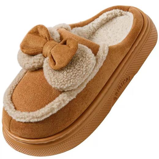 男士棉拖鞋居家用加绒加厚拖鞋冬天保暖冬季棉拖可外穿【WG24112M】 商品图4