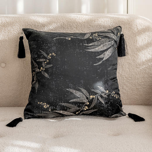 【多色可选】娜家中式高级抱枕45*45腰枕30*50 商品图0