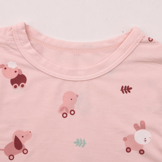 棉果果春季新品商场同款女童莫代尔套头套装M121302225026 商品图1
