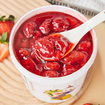 广禧优品草莓果酱1.3kg 含果肉颗粒水果冰粉烘焙涂抹面包奶茶烘焙原料 /粮油调味 /烘焙原料 /基础原料 商品图0