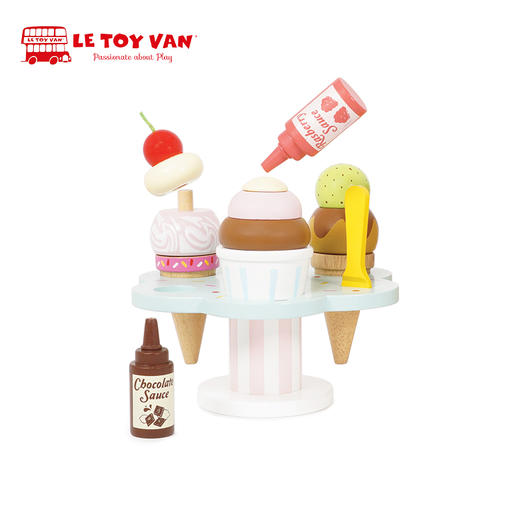 Le Toy Van 卡罗的意式冰激凌 木制玩具 适合年龄2岁+ 角色扮演 英国玩具 TV310 商品图0