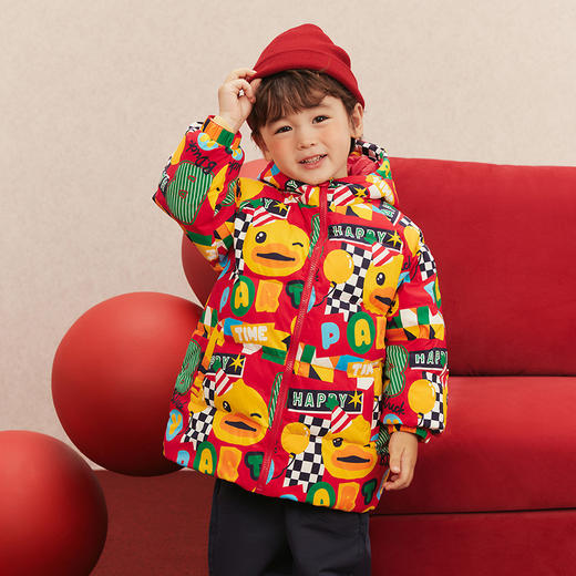 B.DUCK小黄鸭童装冬季男女童羽绒服90-130 BF5516060 商品图6