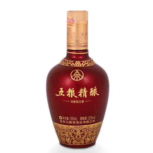 【嫡系好价】2023年 五粮液股份 五粮精酿 中国红  浓香型白酒 52度 500ml礼盒装 500ml*6瓶整箱 商品图3