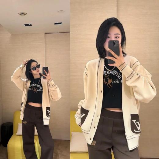 驴家 口袋字母开衫外套？（JN） 商品图0