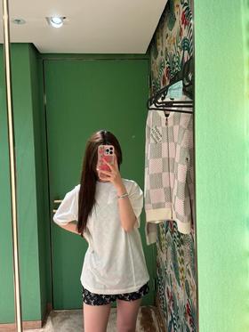 驴家 剪毛提花圆领短袖（JN）