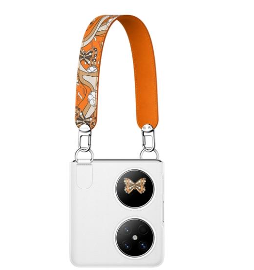 HUAWEI Pocket 2 时尚手提保护壳 锦白 商品图0