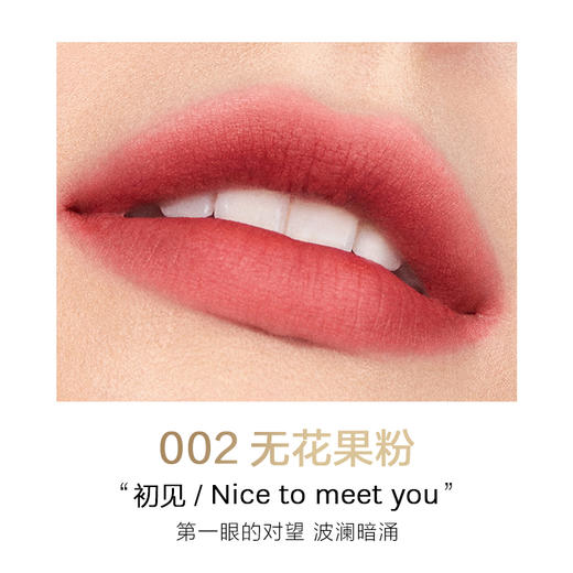 完美日记薄透雾感名片唇釉4ml （柔雾版）002无花果粉 商品图1