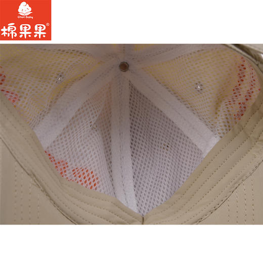 棉果果春秋新品男童女童白色百搭棒球帽M304400400022 商品图2