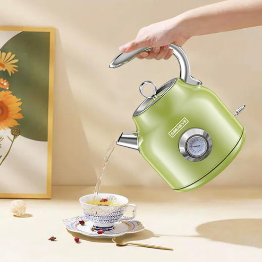 【安达联帮&艾贝丽&仅限快递】复古电热水壶ABL-SH15（厂家直发） 商品图0