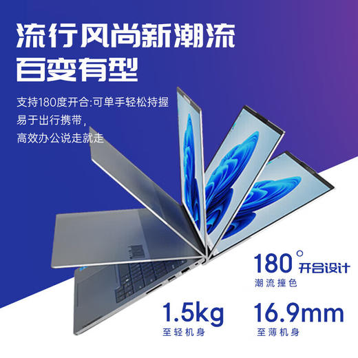 ThinkPad联想ThinkBook14+笔记本电脑14英寸英特尔酷睿I5/I7标压轻薄本学生商务办公手提本游戏本 14丨I5-13420H 16G 1T固态 100%sRGB高色域 商品图4