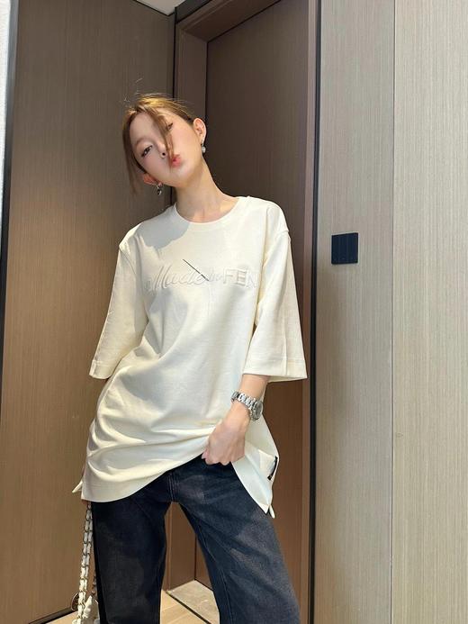 F家 立体3D刺绣 胸口长须线头短袖（JN） 商品图0