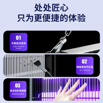 喜格丽灭蚊灯商用灭蝇灯餐厅饭店用灭蚊器苍蝇神器灭蝇器（约100㎡） 商品图2