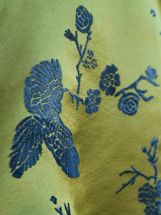 盛唐牡丹|喜上眉梢漳缎偏襟外套 商品图4