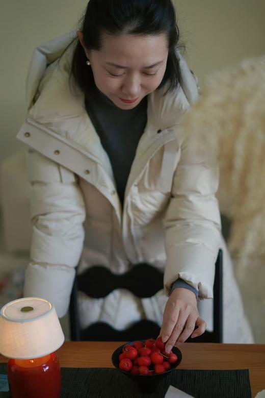 B家风格中长340g白鸭绒知性通勤大气羽绒服 商品图1