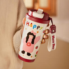 摩登主妇 咖啡保温杯乔迁新居伴手礼便携水杯可爱杯子情侣对杯礼盒