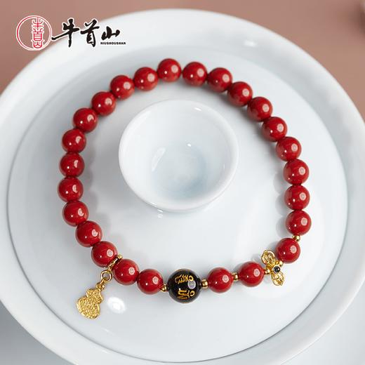 牛首山朱砂金刚杵单圈手串送女友老婆手链国潮节日礼物伴手礼 商品图4