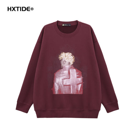 【断码清仓】HX 秋冬季圆领卫衣C106440098101/02 商品图0