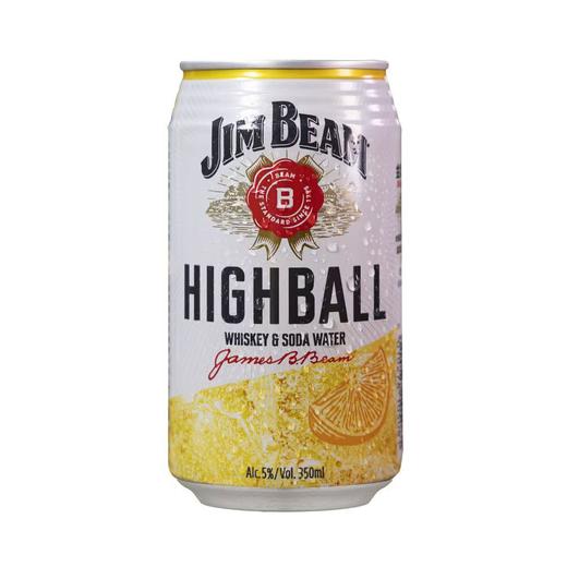 金宾 嗨棒波本威士忌原味柠檬味配制酒预调酒350ml*6 商品图1