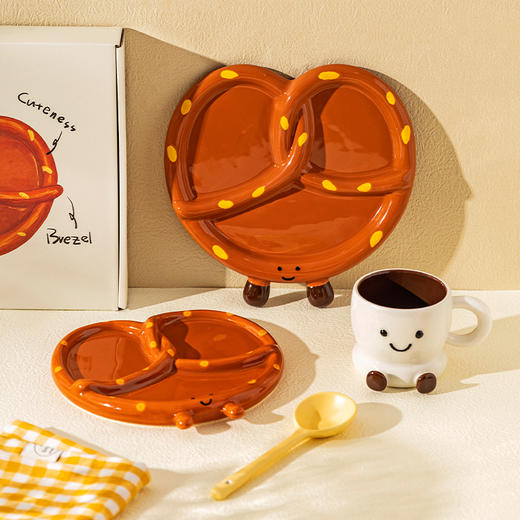 摩登主妇 分格餐盘儿童大人减肥减脂月子早餐盘一人食餐具套装盘子 商品图1