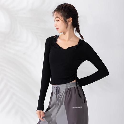 【147元任选3件】跃牌【蚂蚁运动】系列 瑜伽服上衣女休闲跑步训练运动速干T恤T2508（活动产品，收货7天内支持退换） 商品图3