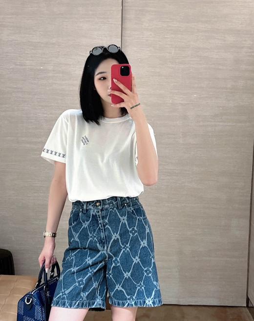 驴家 字母袖圆领针织短袖（JN） 商品图1