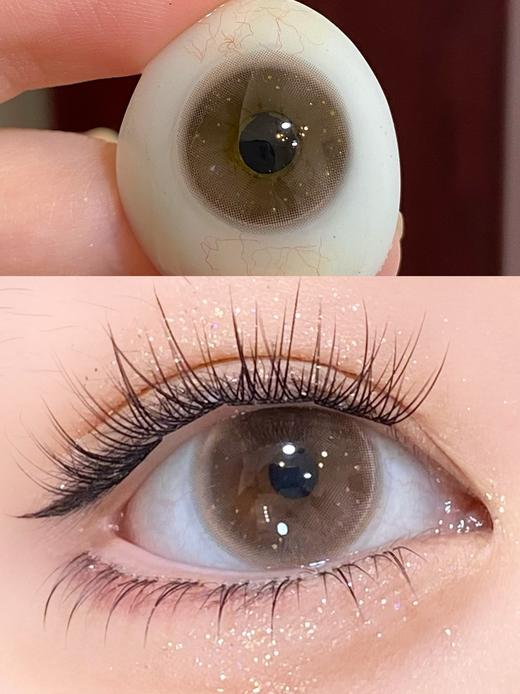 mixmixx月抛 白茶清欢 棕 14.2mm 非离子 商品图5