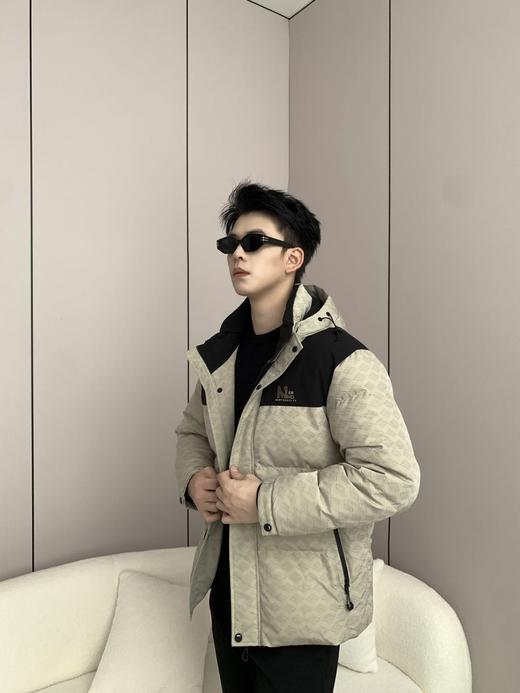 【YW】无忧购韩系休闲男友风拼色可拆卸帽子羽绒面包服（含90%白鸭绒）5020（截单后7天发货)25年清仓捡漏 商品图3