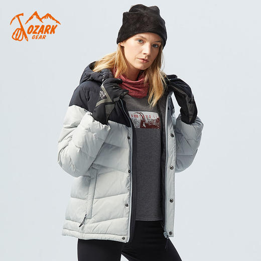 OZARK 奥索卡女款甩帽中厚羽绒服155814 商品图0