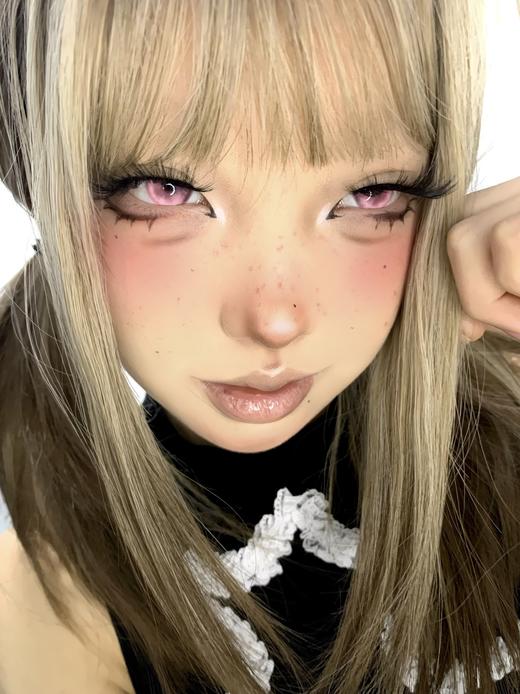 illusionDuck 半年抛 粉色像素 直径14.5mm着色14.0mm 商品图0